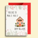 Move It Move It New Home Greeting Card