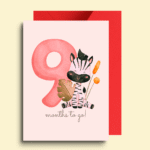 9 Months Pregnant Milestone Card