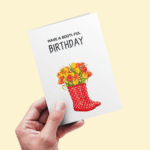 Have a Booti-ful Birthday – Cute Fun Greeting Card - Image 3