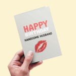Romantic Birthday Card for Handsome Husband - Image 3