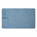 Felt Desk Mat Mouse Pad 70×38 cm – Eco-Friendly Non-Slip Desk Organizer with Pocket & Holders | Steel Light Grey Office & Home Desk Protector - Image 3