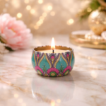 Gentle Aura - A subtle décor candle ideal for gifting and cozy settings.