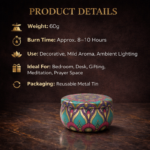 Gentle Aura - A subtle décor candle ideal for gifting and cozy settings. - Image 3