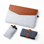 Tech Protection Duo – 16" Laptop Sleeve + Power Bank Pouch + Cable Wire Organizer | Premium Travel-Ready Tech Storage Combo for Work, Office & Everyday Carry