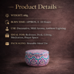 Gentle Flicker – Premium Decorative Tin Candle for Home - Image 3