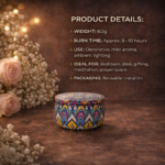 Quiet Glow - A soft-burning decorative candle that adds warmth and elegance to peaceful spaces. - Image 3