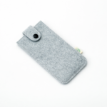 Felt Power Bank Pouch with Snap Button | Protective Travel Case for Power Bank, Cables & Accessories - Image 2