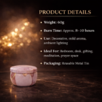 Serene Spark - A cheerful, gift-friendly candle designed for light ambience. - Image 3