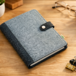 Felt Diary Cover with Snap Button | Stylish Notebook & Journal Protector for Office, Travel & Daily Use