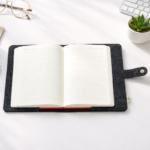 Felt Diary Cover with Snap Button | Stylish Notebook & Journal Protector for Office, Travel & Daily Use - Image 2