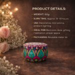 Soft Ember - A warm-toned décor candle with a gentle presence and calming flame. - Image 3