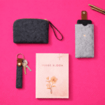 Self-Care Gift Bundle with Inner Bloom Wellness Journal, Pouch, Power Bank Pouch & Key Chain | Thoughtful Wellness Gift Set - Image 6