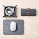 Workday Essentials Trio Pack – Storage Basket, Mouse Pad & Wire Organizer | Premium Desk Organizer Gift Bundle - Image 5