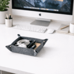 Utility Organizer Gift Bundle – Storage Basket, Cable Wrap & Wire Organizer Set | Home & Desk Organization Gift Combo - Image 2