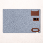 Premium Desk Organization & Wellness Gift Bundle – Desk Mat, Storage Basket, Diary Cover, Wire Organizer, Pouch & Still Light Decorative Candle - Image 2