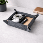 Ultimate Desk Organization & Self-Care Gift Bundle – Desk Mat, Mouse Pad, Diary Cover, Storage Basket & Calm Flame Decorative Candle - Image 4