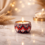 Minimal Luxe Pack Decorative Candle Set – Minimal Flame, Moonlit Tin, Pure Flicker & Gentle Flicker Tin Candles for Elegant Home Décor - Image 4