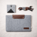 Travel & Tech Essentials Gift Bundle – Laptop Sleeve, Passport Cover & Cable Wrap Set | Stylish Organizer Gift Combo - Image 4
