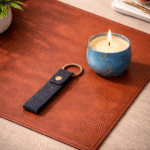 Reset Wellness Gift Bundle – Wellness Journal, Pouch, Diary Cover, Key Chain & Minimal Flame Decorative Candle | Self-Care & Mindfulness Gift Set - Image 5