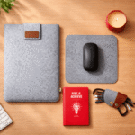 Rise & Achieve Productivity Gift Bundle – Productivity Planner, Laptop Sleeve, Mouse Pad, Cable Wrap & Pure Flicker Decorative Candle | Work & Desk Essentials Gift Set - Image 6