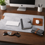 Desk Organizer Gift Bundle – Desk Mat, Cable Wrap, Wire Organizer & Diary Cover Set | Workspace Essentials Gift Combo - Image 6