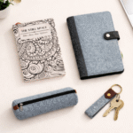 Mindful Living Gift Bundle – Still Space Wellness Journal, Pouch, Key Chain & Premium Diary Cover | Self-Care & Thoughtful Gift Set - Image 6
