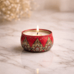 Premium Desk Organization & Wellness Gift Bundle – Desk Mat, Storage Basket, Diary Cover, Wire Organizer, Pouch & Still Light Decorative Candle - Image 7