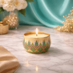 Blooming Harmony Set – Gentle Flicker & Silent Bloom Decorative Candle Combo for Elegant Home Décor and Gifting - Image 3