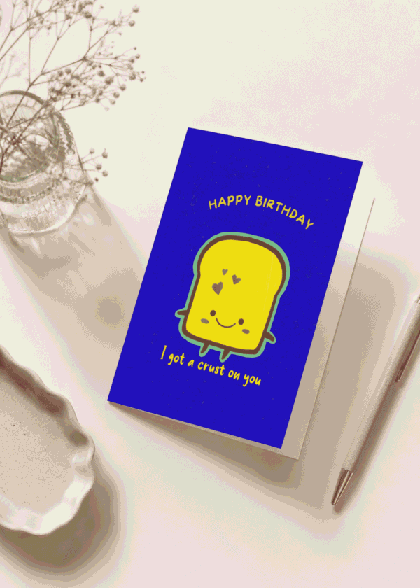 Cute Toast Card