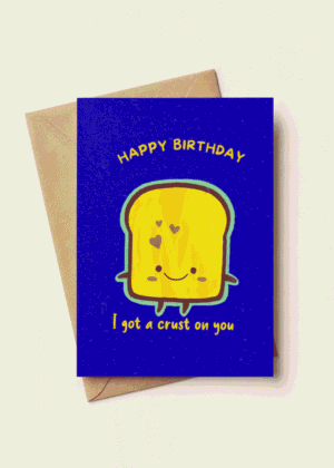 Cute Toast Card