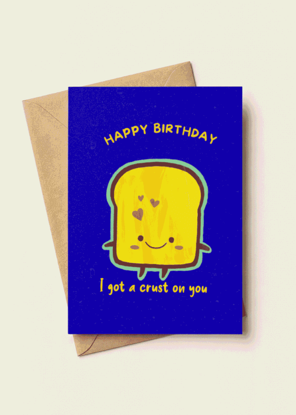 Cute Toast Card